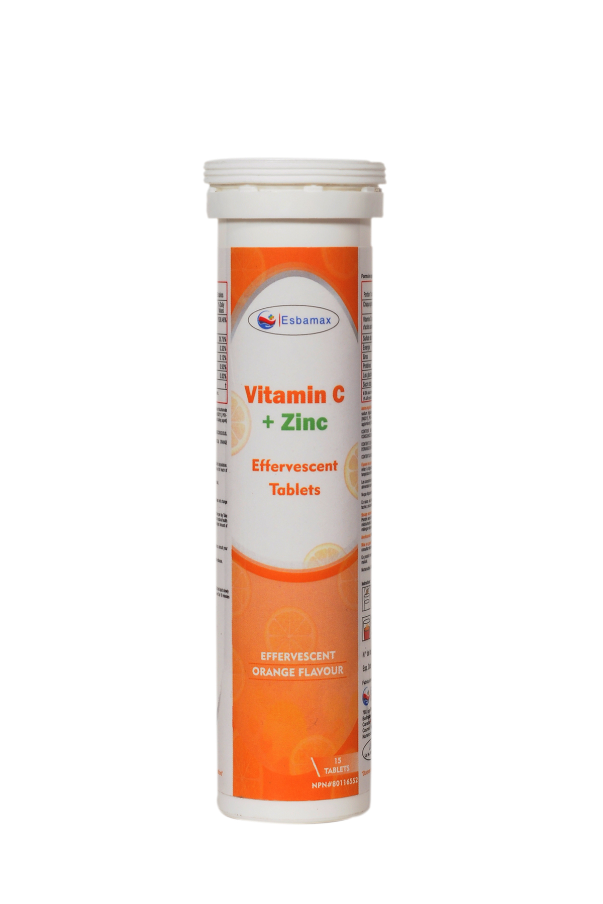 Vitamin C + Zinc Effervescent Tablet.............."FOR PRIVATE LABEL ONLY"