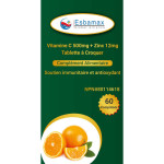 Vitamin C 500 mg Plus Zn 12 mg Chewable Tablet.............."FOR PRIVATE LABEL ONLY"